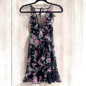 Betsey Johnson Flirty Femme Ruffles & Floral Bouquets Chemise Nightie